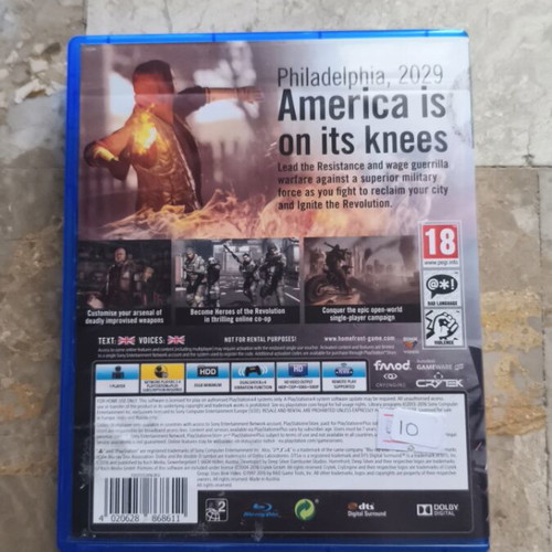 Homefront The Revolution PS4 used in very good condition