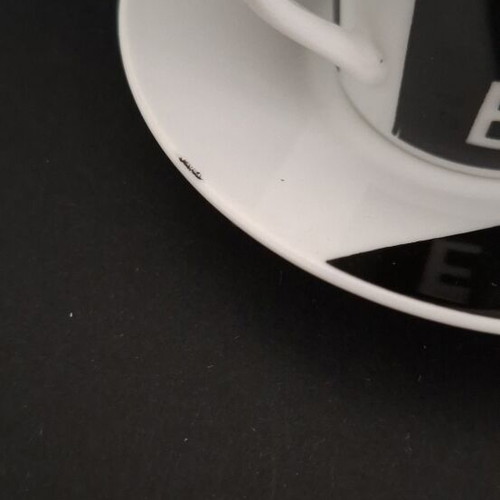 Espresso cup set with saucers porcelain, like new