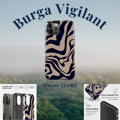 Burga Vigilant Zebra iPhone 12 Pro case like new