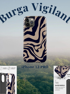 Burga Vigilant Zebra iPhone 12 Pro case like new