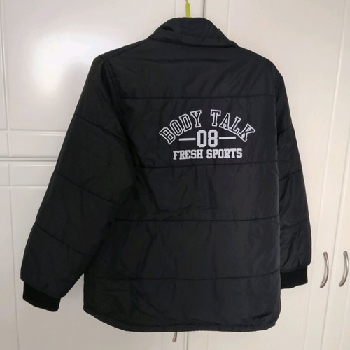 BodyTalk Kids Puffer Jacket Black Like New, Size 14