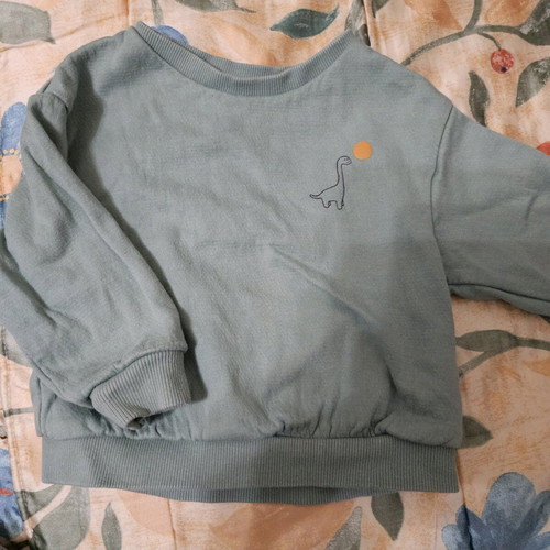 Used baby shirts for 12 to 24 months, 5 thick winter tops