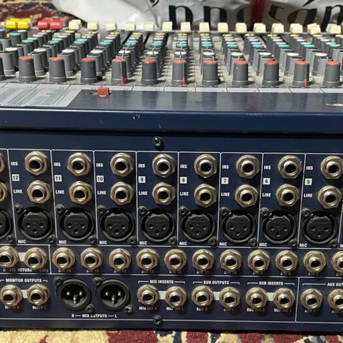 Soundcraft FX16II mixer console used