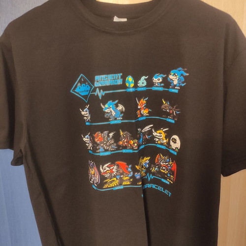 Digimon T Shirt new, size L, black