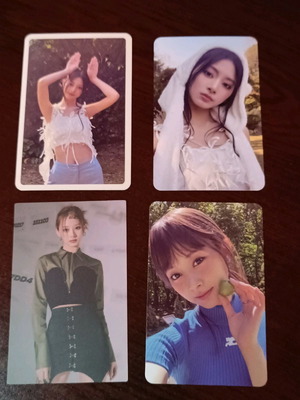 Tzuyu photocards new from Twice, pack of 4 pieces