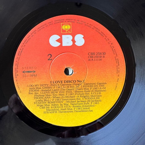 I Love Disco Nr. 2 LP 1983 near mint, pop