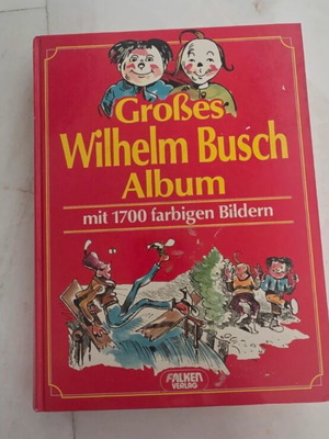 Großes Wilhelm Busch Album German comic book used, hardcover