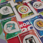 Panini Mundial 2026 stickers, 10 team badges, new