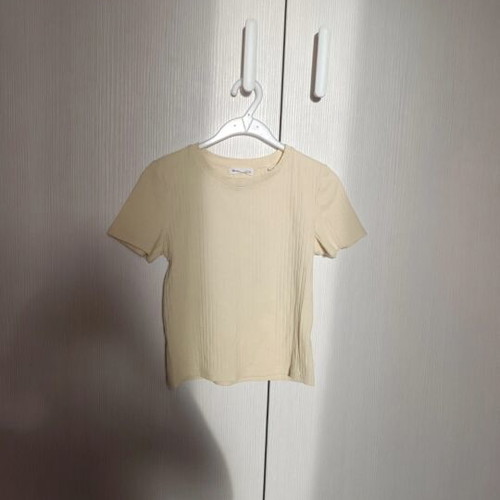 Sinsay yellow short-sleeve T-shirt for girls 12 years