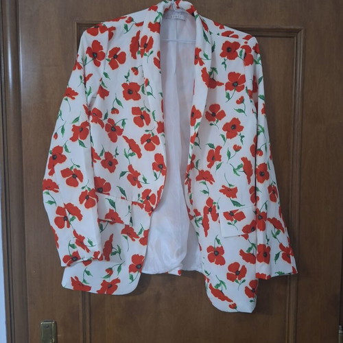 Women's floral jacket one size new