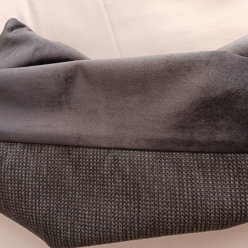 Decorative pillowcase two-sided blue, like new, 49x35 cm