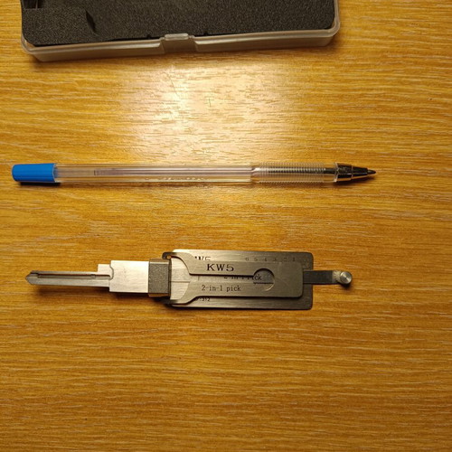 Lishi KW5 2-in-1 tool for Kwikset locks like new
