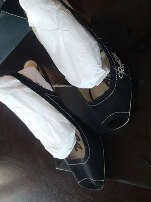 Replay women's platform sandals size 40 new black