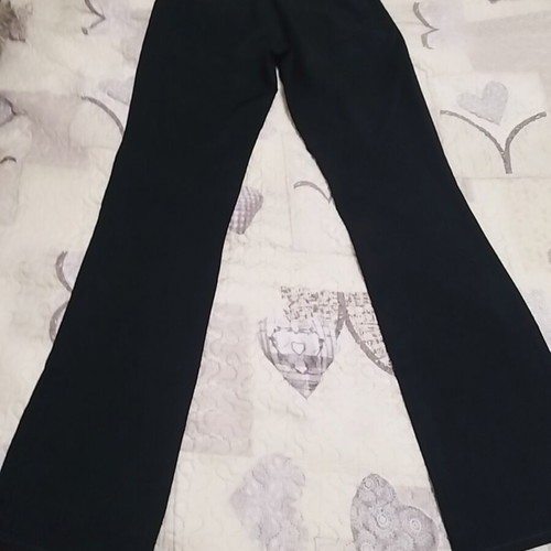 Versace Jeans Couture black fabric pants, size Small