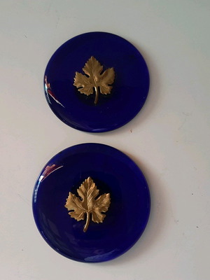 Handmade French press papier used, set of two