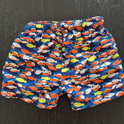 Dpam swim shorts like new, 86 cm, blue and orange