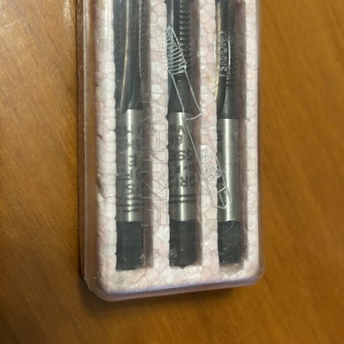 M6 Tap Set of 3 Pieces with Case New