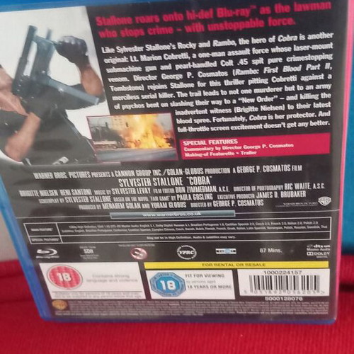 Cobra Blu-Ray σαν καινούργιο με ελληνικούς υπότιτλους