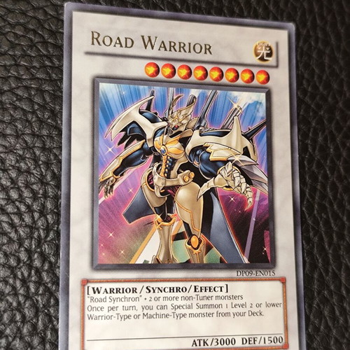 Road Warrior Yu-Gi-Oh card like new