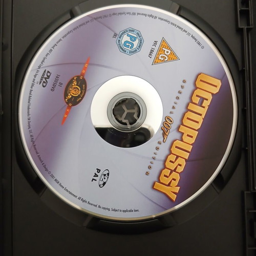 Octopussy Special 007 edition DVD with subtitles