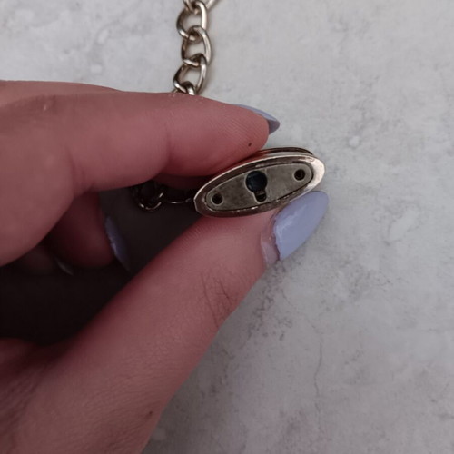 Small padlock with key used, in good condition