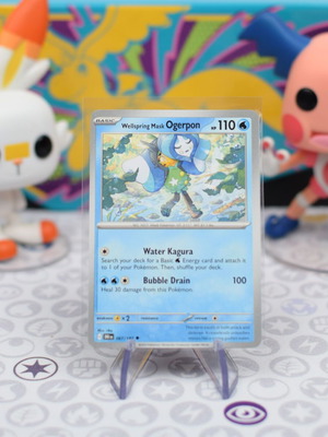 Pokémon Wellspring Mask Ogerpon DRI 067 συλλεκτική κάρτα, NM