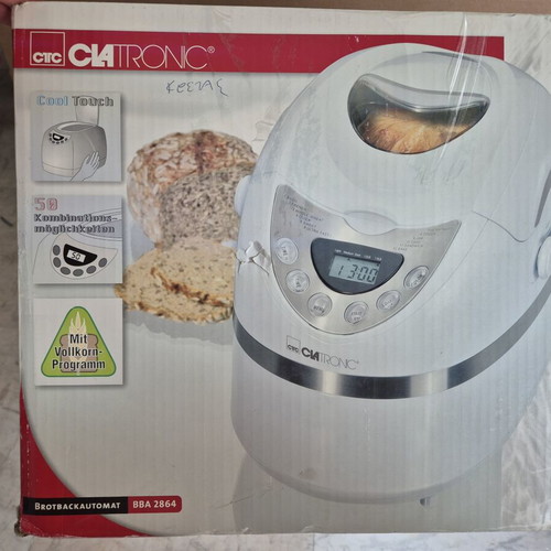 Clatronic bread maker, new