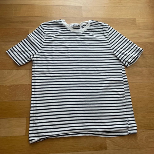 Zara striped t-shirt like new, size M, black and white