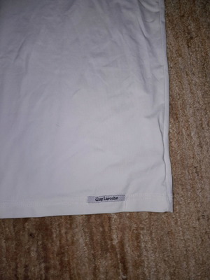 Athletic shirt Guy Laroche used, white, size XL