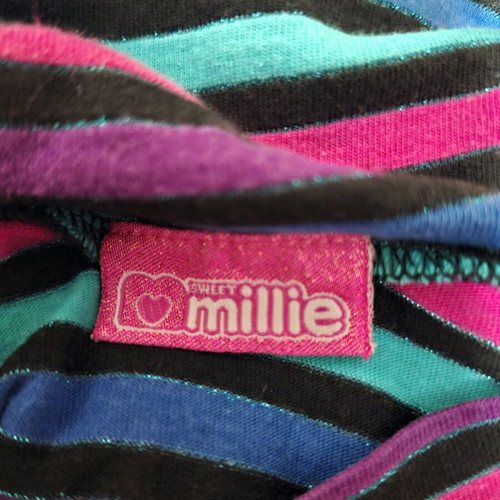 Sweet Millie blouse dress for 4-year-old girl like new, multicolored