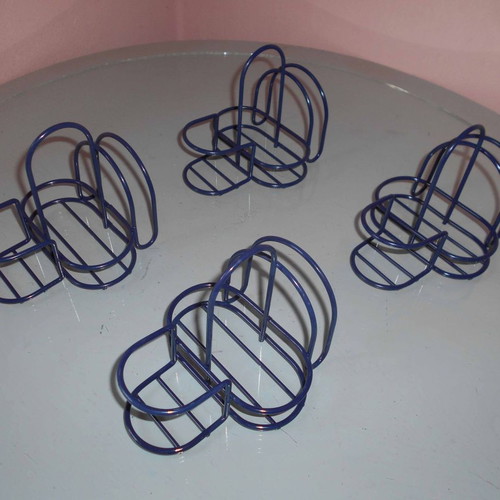 Table holders for oil, salt and pepper, napkins and toothpicks, new set of 4