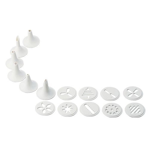 Tescoma Cookie Press and Decorator with 16 Shapes new
