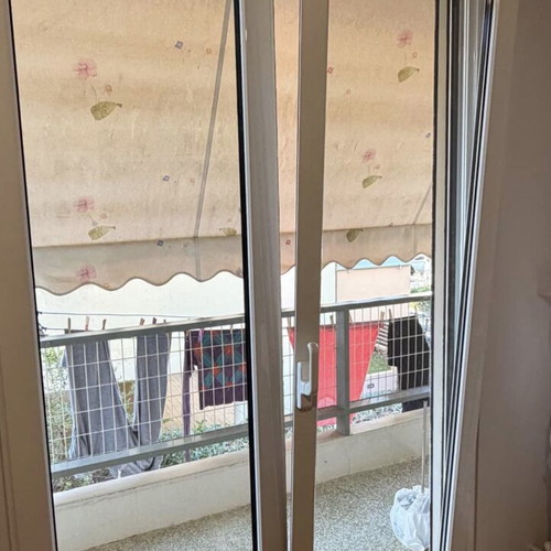 Europa Balcony Doors with Double Glass like new, set of 3 with frames