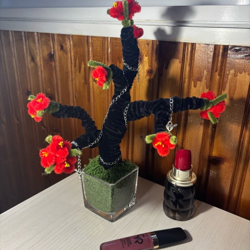 Bonsai blossom tree handmade, new