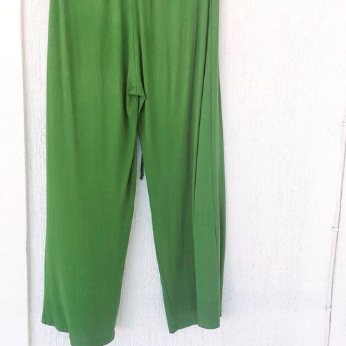 Lime viscose palazzo pants like new plus size 2XL-3XL
