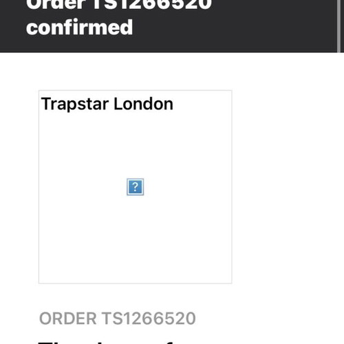 Trapstar TRP Logo T-Shirt new, white, size M