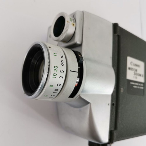 Canon Motor Zoom 8 video camera used, vintage 1962, functional