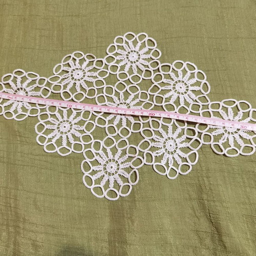 Crochet square placemat like new, handmade