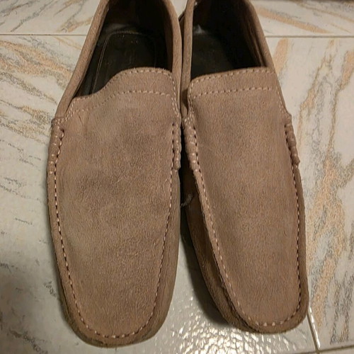Zara man summer moccasins beige like new, size 44