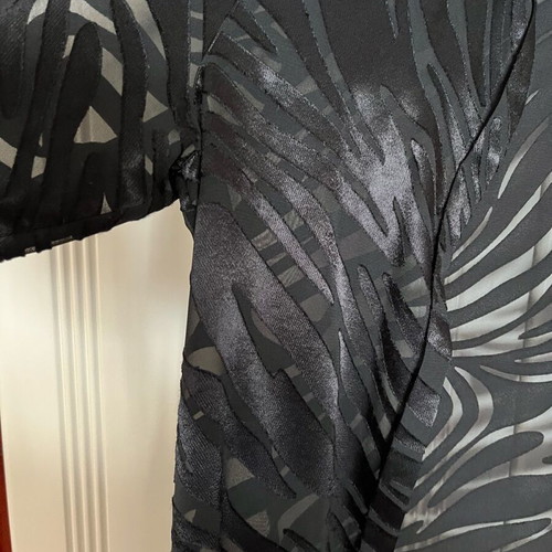 Glaser shirt new with semi-transparent details, size L, black