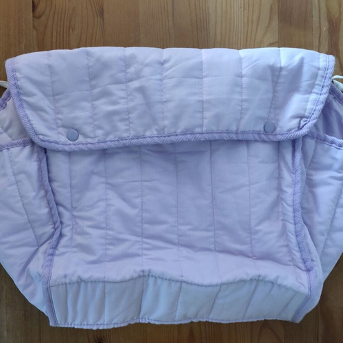 Stroller bag purple cotton like new