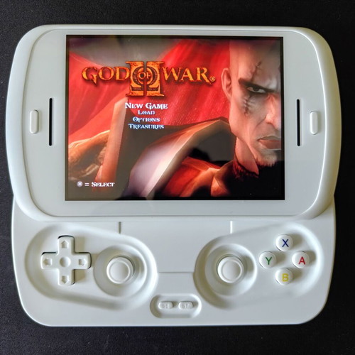 Anbernic RG Slide handheld console with 7K games, 256GB storage, 4.7 inch 120Hz touchscreen