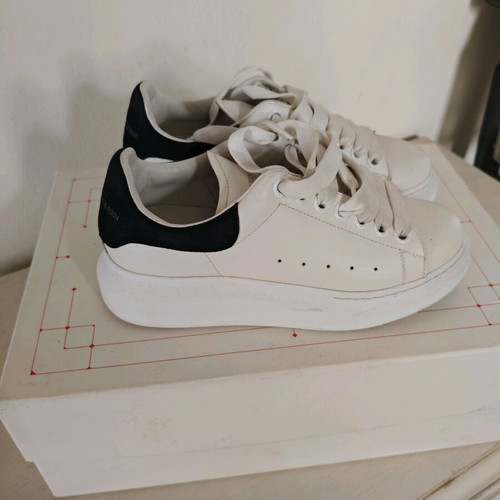 Alexander McQueen oversized sneakers like new, white, size 35