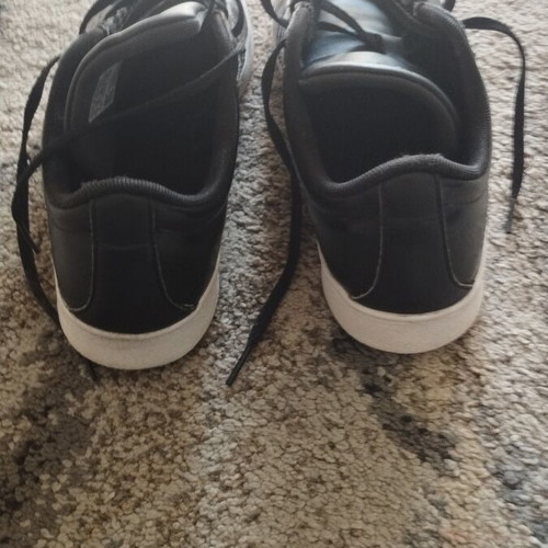 Adidas VL Court 2.0 leather unisex sneakers size 40 like new, black