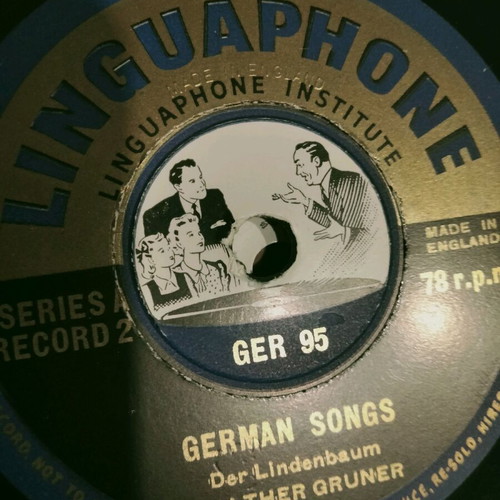 Linguaphone 78 RPM German Songs record set new