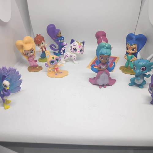 Shimmer and Shine figures set, like new, 12 characters