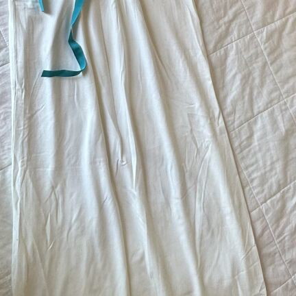 Maxi cotton summer dress Halter Neck with graphic print size S like new