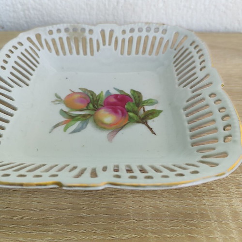 Set of 2 vintage porcelain dishes used