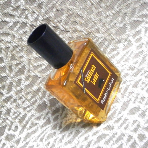 Spanish Leather aftershave 100ml and luxury soap 100g, vintage West Germany