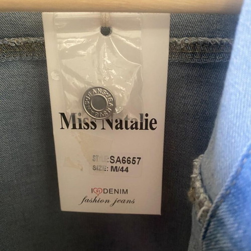 Miss Natalie women's denim jacket, new, size M
